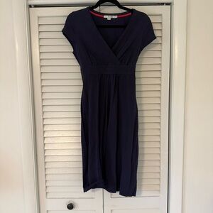 Boden Navy Blue Women's V-Neck Dress